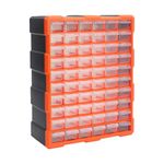 simpa 60 Multi Drawers Plastic DIY Tool Bit Storage Organiser Cabinet. Screws, Nails, Wall Plugs, Drill Bits, Nuts & Bolts Storage Organiser. 46cm (H) x 37cm (W) x 16cm (D)