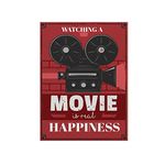 PAPER PLANE DESIGN Theater Signs for Home Theatre Room Vintage Movie Theatre Canvas Wall Decor (Design-6)