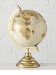 GLOBE DADDY Antique Home Decor World Map Globe for Students and Kids | Gift Items | Showpieces | Globes for Geography | Orange | DIameter - 8 Inch