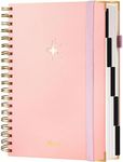 Leather Spiral Notebook with Divide