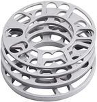 DIYARTS 4Pcs 3mm Aluminum Car Wheel Spacers, Aluminum Alloy Wheel Spacers Shims Plate Universal Replacement Fit for Autocar, Preventing Tires Rubbing