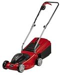 Einhell GE-EM 1032 Electric Lawn Mower - 32cm Cutting Width, 30L Grass Box, 3 Cutting Height Levels - Lightweight Corded Walk-Behind Lawnmower For Small To Medium Gardens