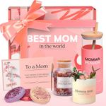 Best Mom in the World Gift set - Gift for Any Occasion – Gifts for Mom from Daughter Relaxing Gifts for Women Set – Mom Birthday Gifts Box – Gift Box for Valentine's Day, Mother's Day