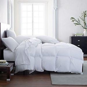 The Ultimate Fluffy Comforter Duvet - Luxury Down Alternative Comforter King Fluffy Duvet Insert Thick Comforter Premium All Season Breathable Hotel Collection Puffy Comforter (King White)