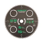 Avanza Full-Kerf TCT Saw Blade 10 X 80. Best suited for cutting plywoods, furniture pieces, and crosscutting of hardwoods. SMOOTHEST! DuraShield™ coated and Anti-Vibration Technology in-built.