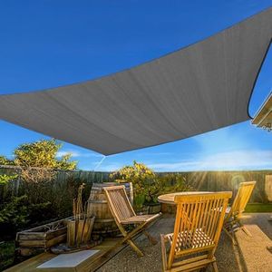 Artpuch Sun Shade Sail, 24'X24'X24' Dark Grey Triangle Curved Edged Commercial Grade 185GSM Permeable Outdoor Shade Cloth for Deck, Backyard, Patio (Custom Sizes Made)