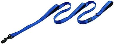 Max and Neo Triple Handle Traffic Dog Leash Reflective - We Donate a Leash to a Dog Rescue for Every Leash Sold (Blue)