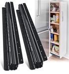 REGUDA Undermount Heavy Duty Drawer Slides Rail Bottom Mounted Full Extension Hidden Drawer Runners Ball Bearing Glides Staircase Cupboard Cabinet Wardrobe 16 24 32 40 Inch (loads up to 260 lbs)1 Pair