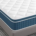 koorlian Single Mattress, 27cm Individual Pocket Spring Hybrid Mattress,10.6 inch 3FT Single Bed Mattress in a Box with Memory Foam and Supportive Pocket Sprung, Motion Isolation, Medium Firm