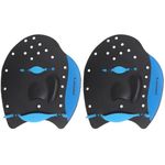 Swim Hand Paddles Swimming Training Paddles with Adjustable Straps Swimming Fins Kids Adults Hand Paddles Gloves for Swim Training Water Resistance Aqua Fit Workout Fitness Gear (S, Blue)