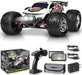 LAEGENDARY 1:12 Scale Large RC Cars 48+ kmh Speed - Remote Control Car 4x4 Off Road Monster Truck Electric - All Terrain Waterproof Trucks for Adults - 2 Batteries + Connector for 30+ Min Play