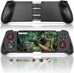 Joso Wireless Mobile Gaming Controller for iPhone/Android, Phone Controller Support Phone Case, Analog Trigger, Play Call of Duty, Genshin Impact, Minecraft, Roblox, Cloud Joystick for iOS Android