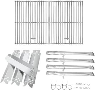 Grill Replacement Parts for Nexgrill 4 Burner 720-0830X, Grill Grate, Grill Burner and Heat Plates for Nexgrill Replacement Parts 4 Burner, Grill Parts Kit for Nexgrill 720-0830X Replacement Parts