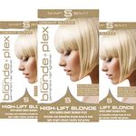Creamy Blonde Hair Dye with added Plex Hair Care Conditioner, Permanent Hair Colour with Natural Creamy Toner for Blonde Hair, Vegan Hair Dye, Cruelty-Free - Smart Beauty Hair Colour (Pack of 3)