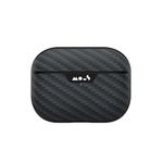 Mous – Airpods Pro 1 and 2 Case Cover with Keychain - Wireless Charging Compatible AirPods Pro Case for 2nd Generation/1st Generation AirPods (2022/2019) - Aramid Carbon Fibre