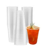 QNP Supplies (1000 Count) 12oz Clear Plastic PET Cups for Cold Drinks - Plastic Disposable Cups for Iced Coffee, Slushies, Milkshakes, Smoothies, Parties (354ml)