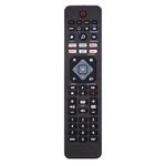 Universal Philips TV remote control replacement for Philips remote control for TV with Netflix Youtube Ambilight Buttons