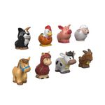Fisher-Price Little People Toddler Toys Farm Animal Friends 8-Piece Figure Set for Pretend Play Ages 1+ Years, GFL21