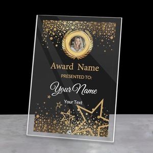 8"x10"Personalized Trophy, Acrylic Plaque, Custom Trophy with Text, Employee of the Month Trophy & Employee Appreciation Gift, Suitable Gift for Employees,Teachers,Coworkers,Adults (Design 3)
