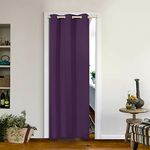 MYSKY HOME Grommet top Thermal Insulated Window Blackout Curtains, 42 x 72 Inch, Royal Purple, 1 Panel