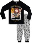 LEGO Harry Potter Girls Hogwarts Pyjamas Hermione Long Sleeve Kids Nightwear Black 9-10 Years