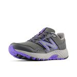 New Balance Women's 410 V8 Trail Running Shoe, Shadow Grey/Electric Indigo/Black, 7.5 UK Wide