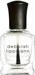 Deborah Lippmann Ultra Quick-Dry Top Coat, Clear | Protects Nail Polish Color, Long-Lasting High Shine | Fast Drying Finish for Manicure | Addicted To Speed, 0.5 Fl Oz