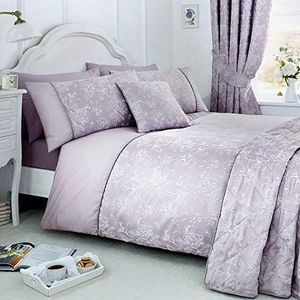 Serene - Jasmin - Easy Care Duvet Cover Set | Single Size | Lavender Bedding