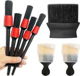 SWAMINE Car Interior Dust Sweeping Soft Brush,Car Detailing Brush Set for Interior Exterior,Car Cleaning Dusting Brush for Auto Dashboard,Vents,Computer,Leather(8pcs)