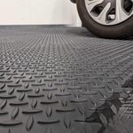 Heavy Duty Garage Vinyl Chequer Plate Floor Tiles (160)