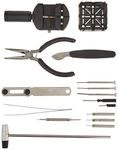 Stalwart 16 Piece Professional Watch Jewelry Repair Tool Kit