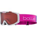 bollé - Rocket, White & Pink Matte, Vermillon, Small, Snow Goggles, Feminine, Children