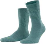 FALKE Unisex Walkie Light Wool Socks, Green (Fjord 7475), 10.5-11.5, 1 Pair