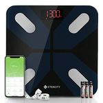 Etekcity Scale for Body Weight, Smart Digital Bathroom Weighing Scales with Body Fat and Water Weight for People, Bluetooth BMI Electronic Body Analyzer Machine, 400lb