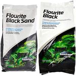 Seachem Flourite Black 7 Kg/15.4-Pound + Seachem Flourite Black Sand 7 Kg/15.4-Pound