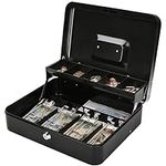 Jssmst Large Cash Box with Lock - 2