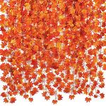 CQURE Autumn Fall Leaf Garland, Hanging Fall Vines Maple Garland Artificial Fall Maple leaves Garland Thanksgiving Decor for Home Wedding Fireplace Party(5Pcs)