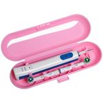 Electric Toothbrush Travel Case for Oral B & Philips Sonicare, Pink