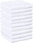 Soft Textiles Flour Sack Towels - Pack of 12, 24x26 Inches, Cotton, Black