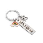 Hightopup Keychain 18th birthday gifts for girls/boys,Inspirational Keyring gifts for 18th birthday girls keepsake, graduation gifts,unusual 18th birthday gifts for best friend