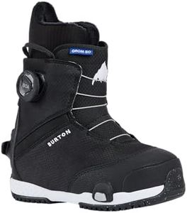 Burton Kids' Grom Step On Snowboard Boots, Black, 13C