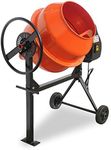 5 Cubic Ft Electric Cement Mixer, 4