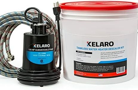 Kelaro Tankless Water Heater Flushing Kit - Just add Vinegar Descaler