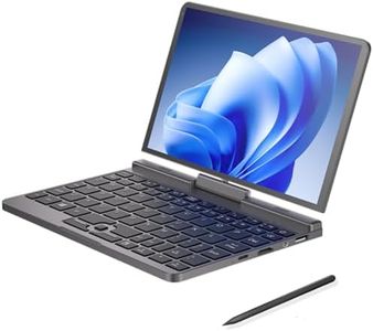 Alder Lake N100 Processor, 8 inch 2-in-1 Mini Pocket Laptop Computer, with capacitive stylus, 1280 x 800 touch screen, Ultrabook 12GB DDR5 512GB SSD Notebook Chocolate Keyboard, Window 11 Pro