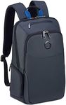 Delsey Parvis Plus 2 Compartment 2 Wheel Carry-On Laptop Protection Trolley Boardcase, 17.3" Size, Grey