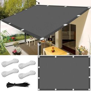 Toldo Vela de Sombra Rectangular,Toldo Vela Rectangular 1.5x2m,Toldo Vela de Sombra Impermeable Rectangular,95% Protección Rayos UV,para Exteriores,Pergola,Jardín,Terrazas,Piscina.