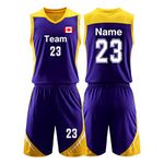 Custom Basketball Jerseys Any Name Number Team Logo - Basketball Uniform Set for Men Boys Kids Aldult