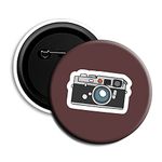 woopme Camera Travel Pin Button Badges For Kids Boys Girls Bag T shirt,Multicolored 60 mm