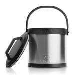 RTIC Insulated Ice Bucket with Lid, Stainless Steel, Holds 3L of Ice Cold up to 24 Hours, Sweat-Free