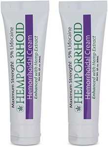 MARS WELLNESS HEMPORRHOID 5% Lidocaine Maximum Strength with Hemp Oil - Hemorrhoid Ointment Cream Topical Numbing - 1OZ - for Sections, Hemmoroid, Fissure Local and Anorectal Discomfort